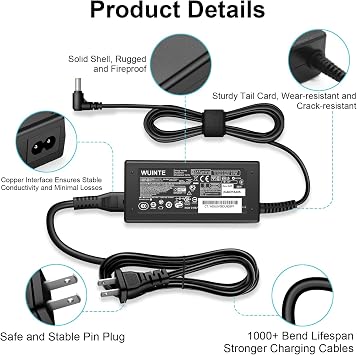 Charger for LG Monitor Power Cord - 40W DC Power Supply for LG Electronics Monito 19 20 22 23 24 27 32 LCD LED HD TV Monitor Widescreen Replacement Power Adapter Cord