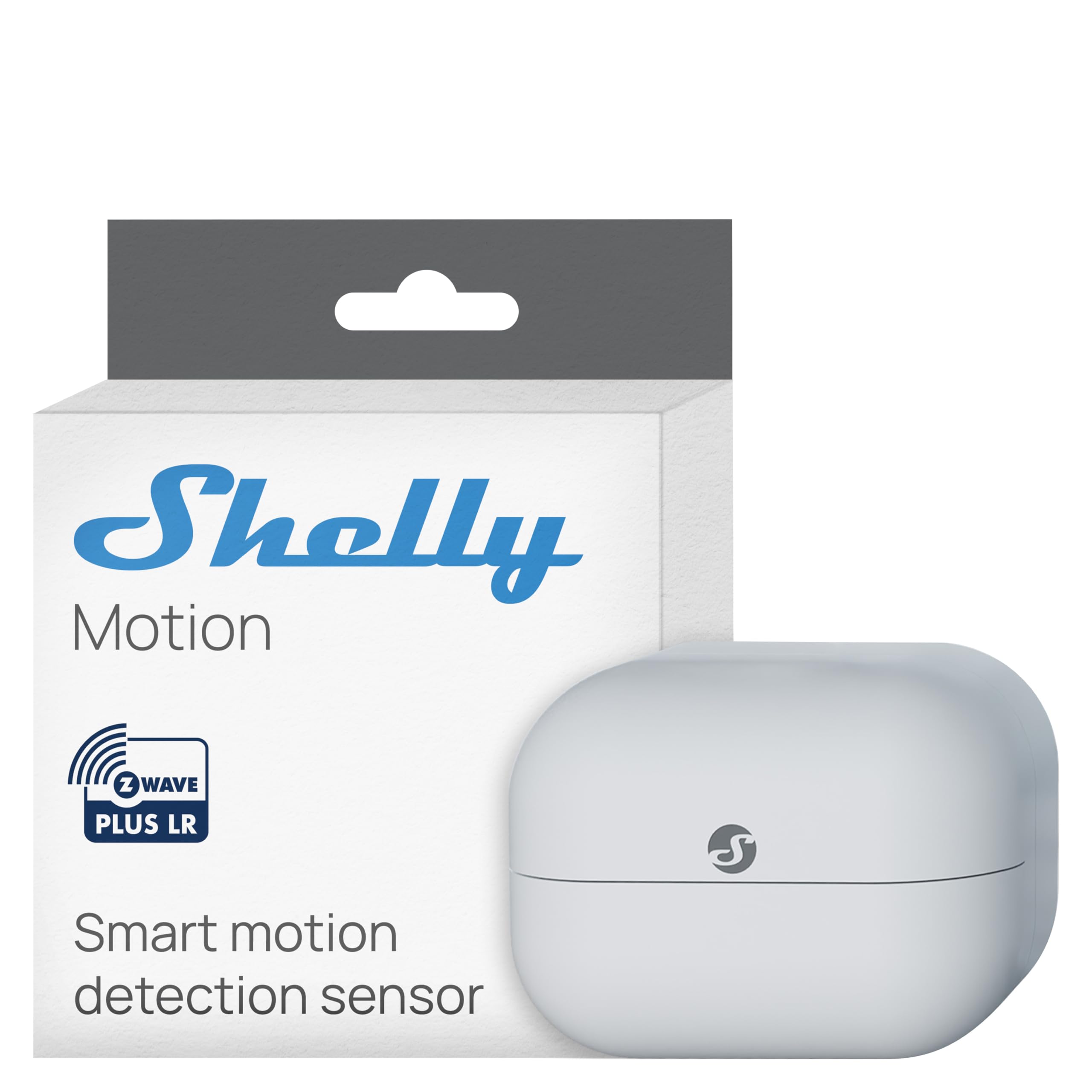 Shelly Wave Motion - Z-Wave Long Range, PIR-Bewegungsmelder, Lichtsensor, Einbruchschutz, Überwachung, Einstellbare Empfindlichkeit, Batteriebetrieben, SmartStart, Z-Wave Hub Erforderlich