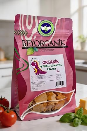 BEYORGANIK Organik Peynirli ve Domatesli Kraker Miks, 100gr, At t rmal k Bisk vi
