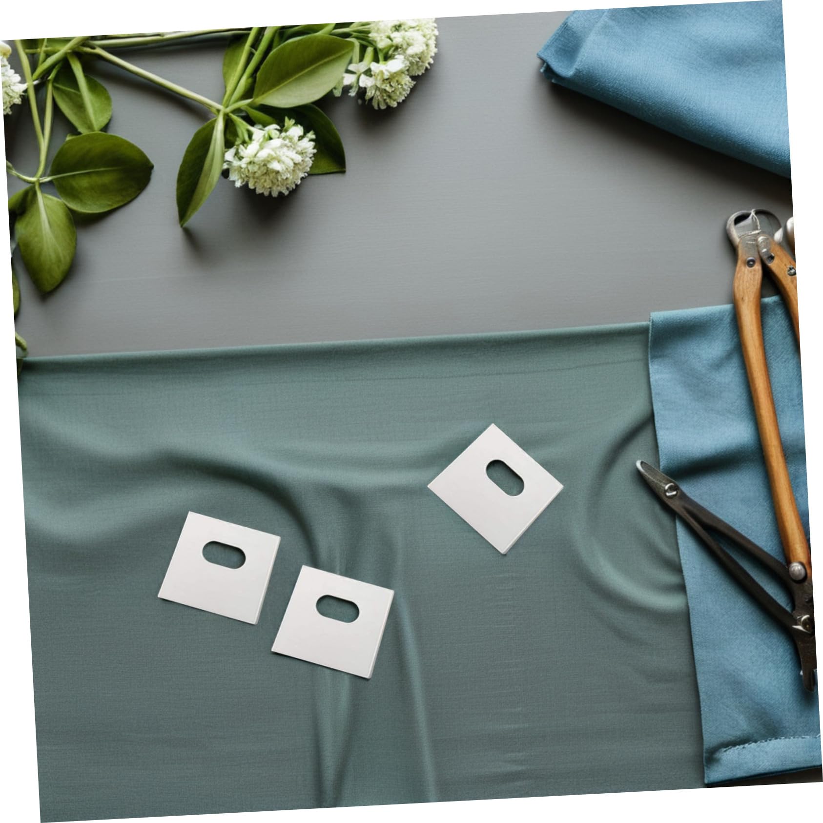 Toyvian 60 Piezas Unidades Pestañas Reparadoras para Persianas Verticales Accesorios Prácticos para Reparación de Lamas Compatibles con Vinilo Tela y Algodón Kit Económico para Cortinas