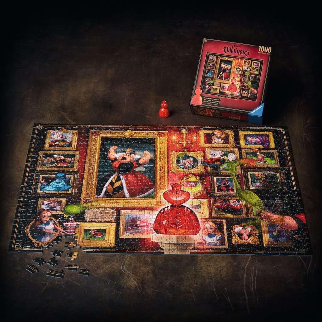 Ravensburger Disney Queen of Hearts 1000 Piece Jigsaw Puzzle for Adults – Every Piece is Unique, Softclick Technology Means Pieces Fit Together Perfectly, Multicoloured (15026)