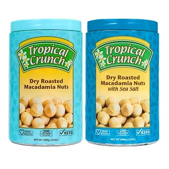 Macadamia Nuts, Bundle pack Salted and Unsalted