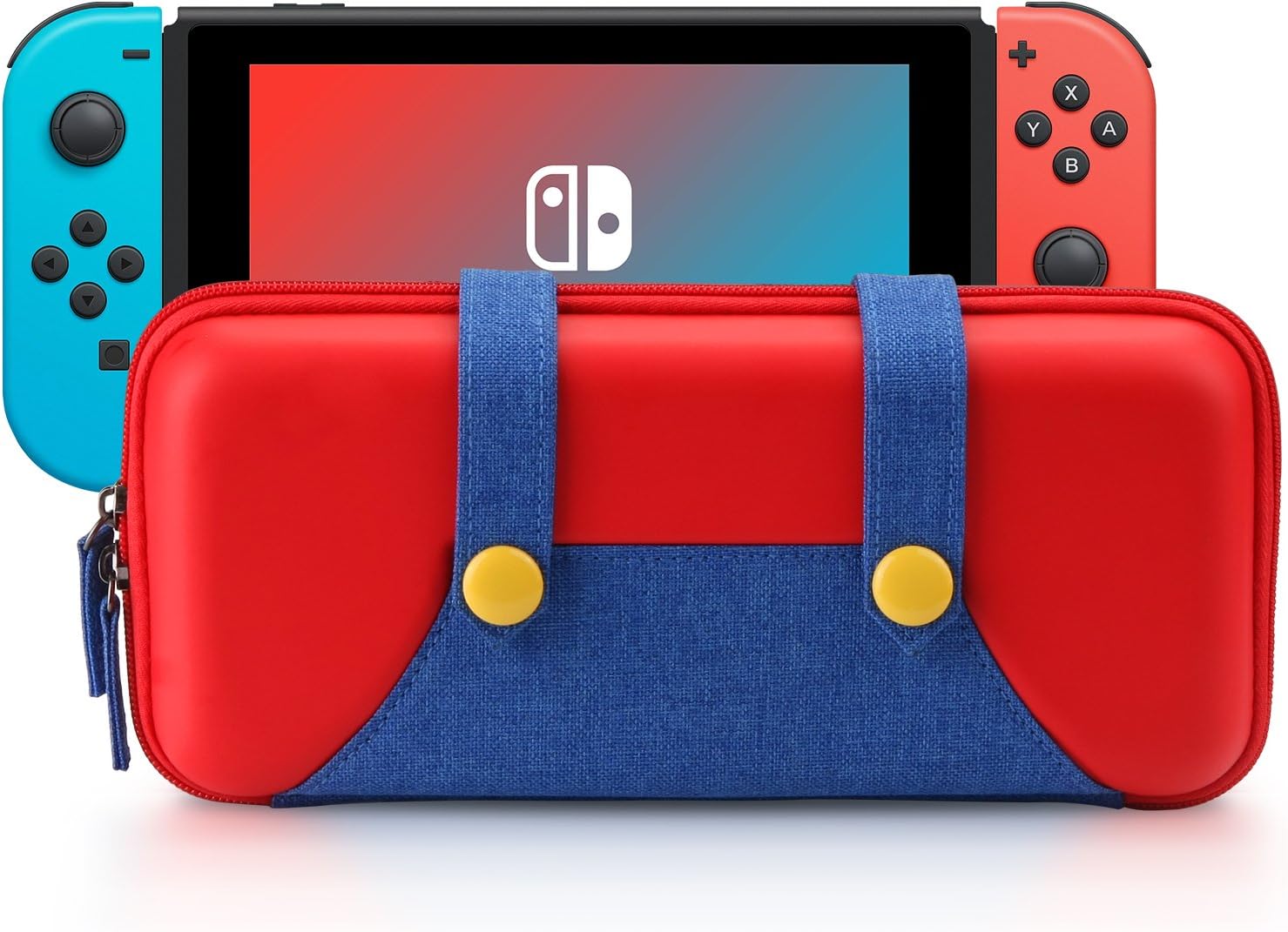 Hometty Carrying Case Compatible with Nintendo Switch - Protective Hard Shell Portable Travel Carry Case Bag for Nintendo Switch Console & Accessories