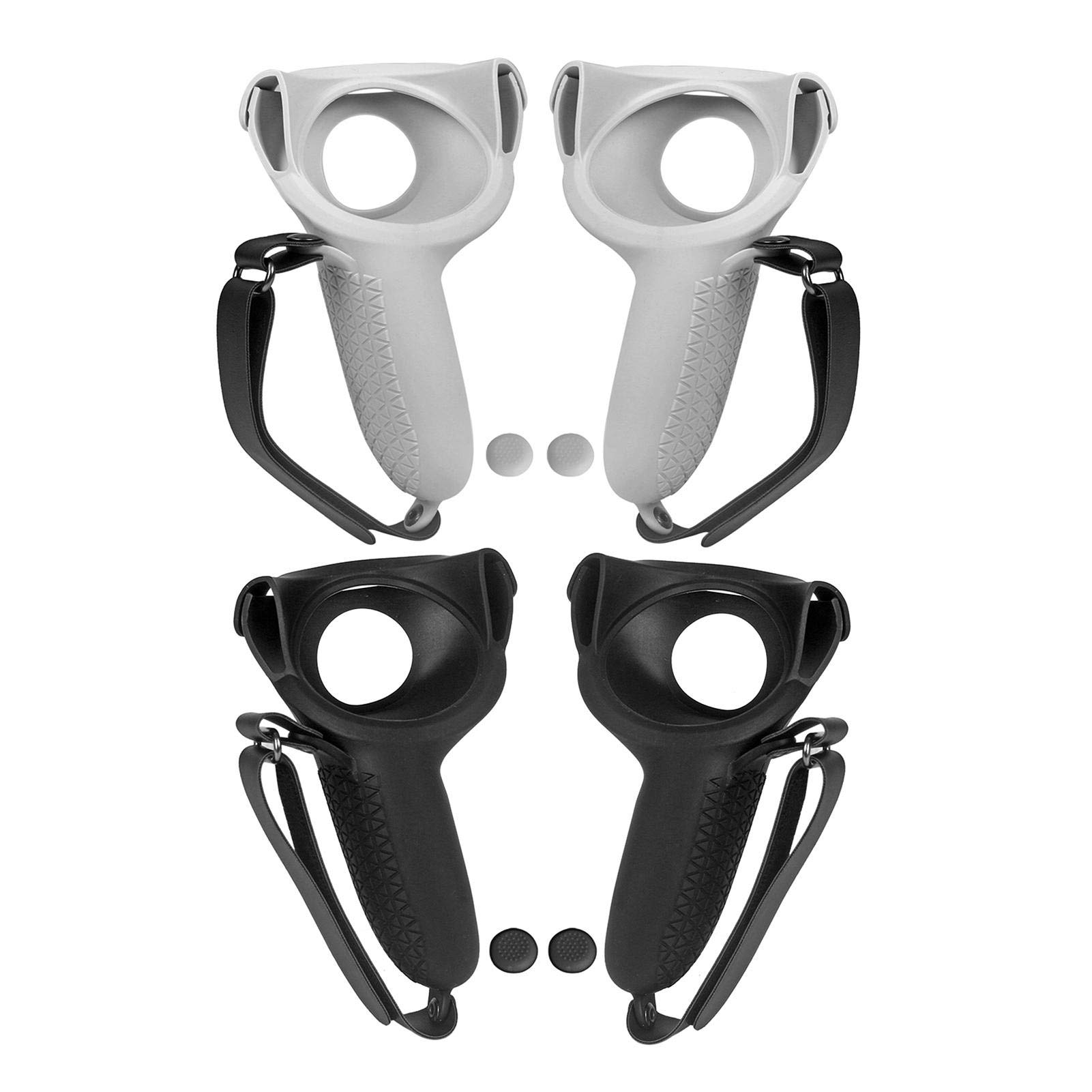 ELEC TECH Touch Controller Grip Cover Silicone Antifall Knuckle Strap Silicone Sweatproof Skin Protective Cover Controller Grip Accessories for Oculus Quest 2 Exceptional
