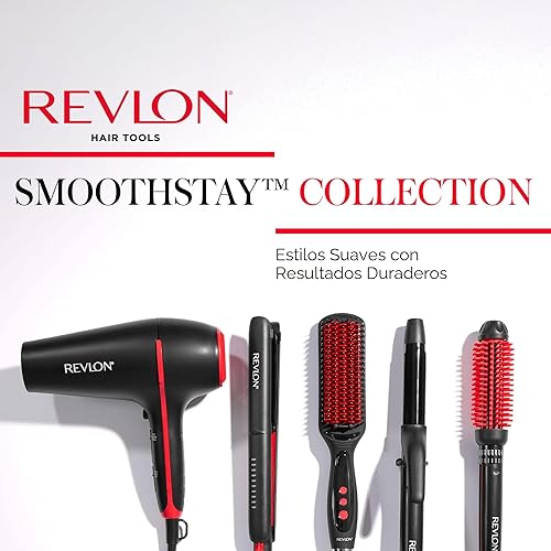 Miniatura 8 de REVLON SmoothStay - Rizador de pelo con infusión de aceite de coco, rizador de barril de 1 ½ pulgadas para rizos sueltos, cabello brillante