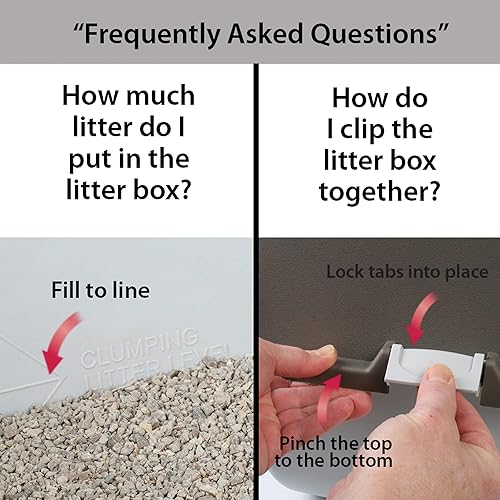 Miniatura 9 de Omega Paw Roll 'n Clean Litter Box Large Generation 5.0,Grey,NRA20-1V5.0
