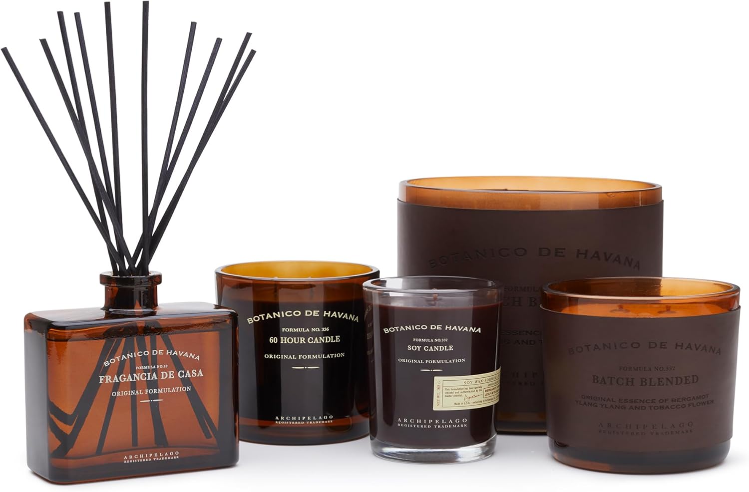 Archipelago Botanicals Botanico de Havana Diffuser, Includes Fragrance Oil, Decorative Wooden Cap and 10 Diffuser Reeds, Perfect for Home Décor (7.85 fl oz) - Image 3