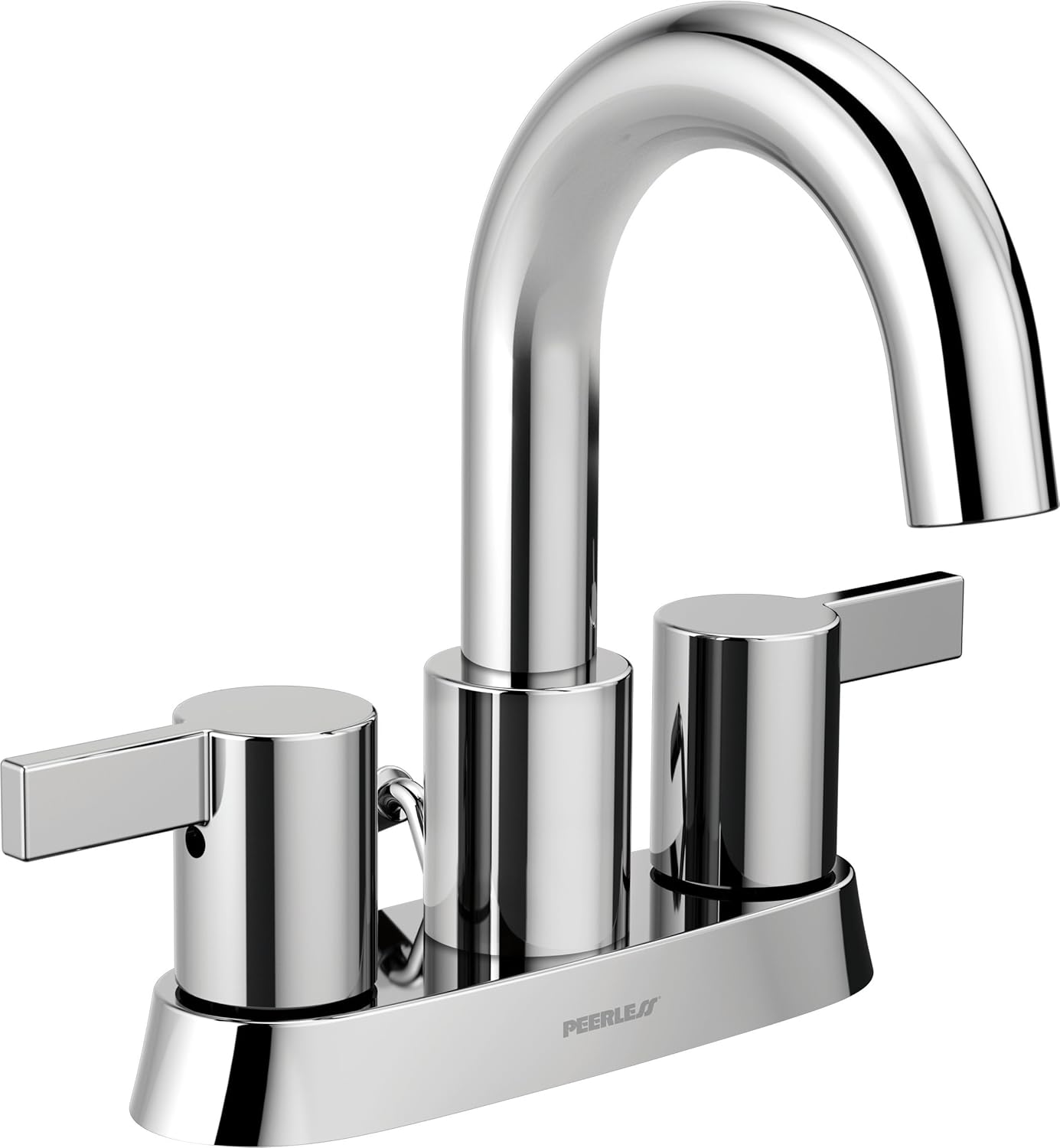 Peerless Precept Centerset Bathroom Faucet Chrome, Bathroom Sink Faucet, Drain Assembly, Chrome P299102LF