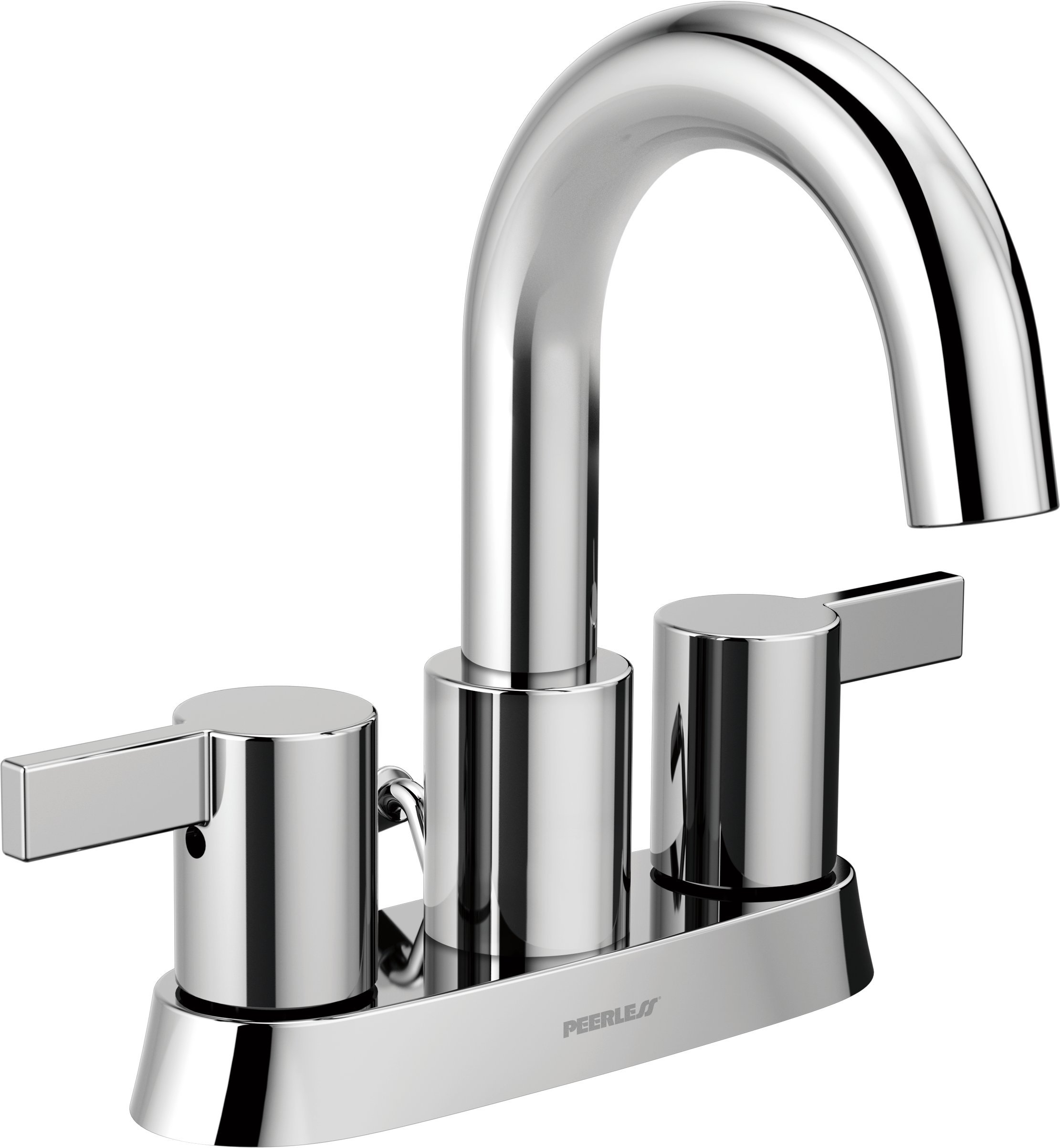 Peerless P299102LF Waschbeckenarmatur – Einhebel, Chrom, Mit Pop-Up-Ablauf, Für 3-Loch 10,2 Cm Aufbau