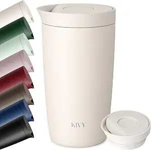 KIVY 12 oz Travel Coffee Mug Tumbler