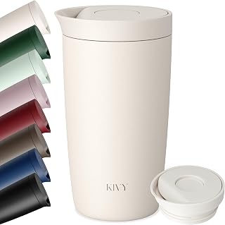 KIVY Thermobecher 350 ml - 6h Heiß | 24h Kalt - Spülmaschinenfest -BPA-Frei