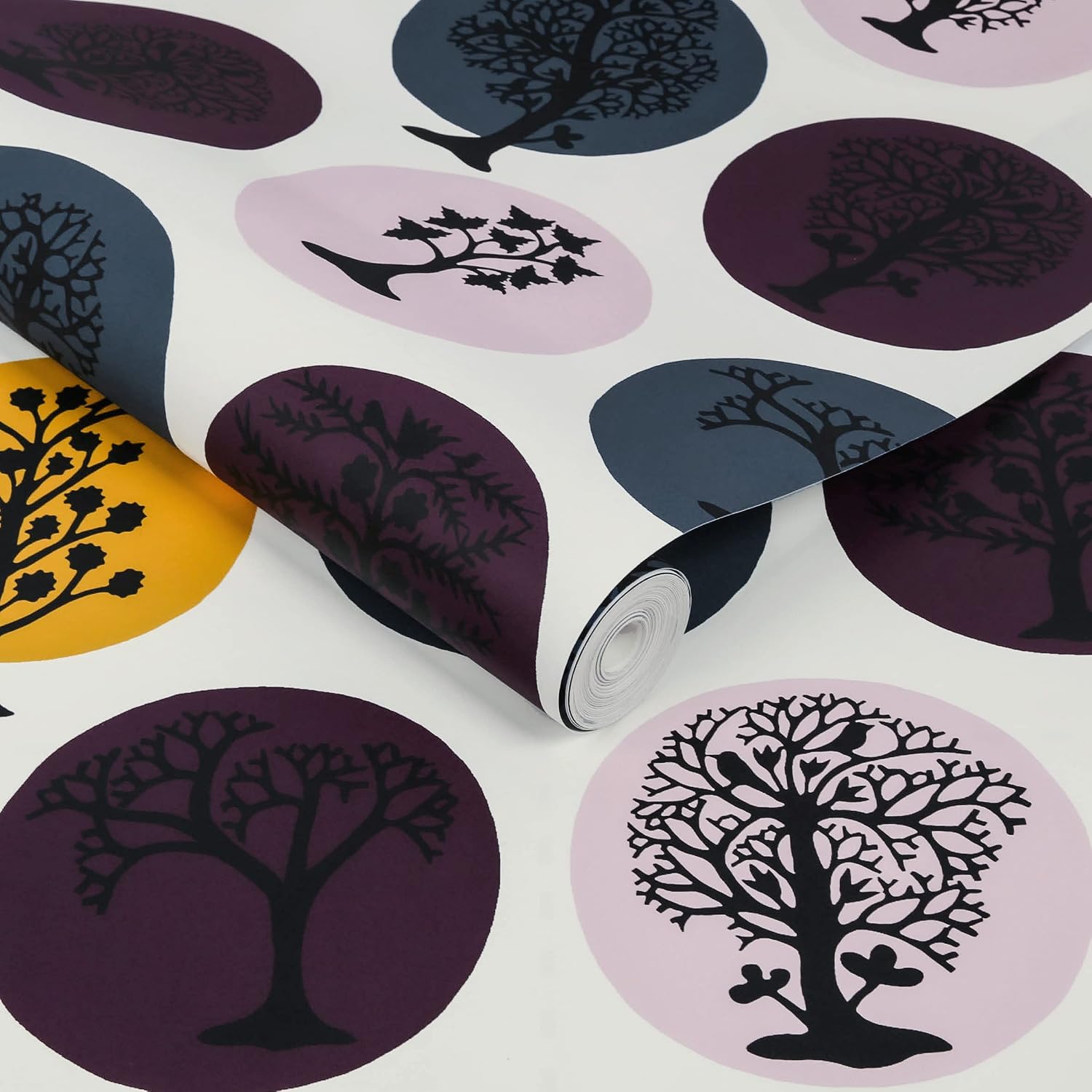 Graham & Brown Party Land Jewel Trees Abstract Paste The Wall Wallpaper (Jewel)