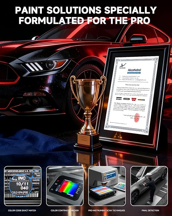 Celestial Silver Metallic 1J9 for Toyota Touch Up Paint Kit[2K Clear Coat Included],Exact Color Match Touch Up Paint for Chip and Scratch Repair by BIOOICH - Image 7