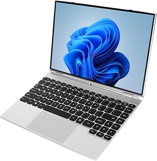Laptop Com Tela Sensível Ao Toque, Laptop Ultrafino de 14 Polegadas Com CPU N5105, RAM DDR4 de 16 GB, Leitor de Impressão Digital, Formulários Dobrados Múltiplos, Laptop Tablet (16 GB + 256 GB plugue da ue)