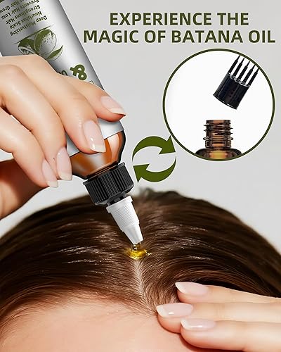 Miniatura 6 de Aceite de batana crudo 100% natural para el crecimiento del cabello, aceite de crecimiento del cabello Dr. Sebi de Honduras, cabello más grueso y