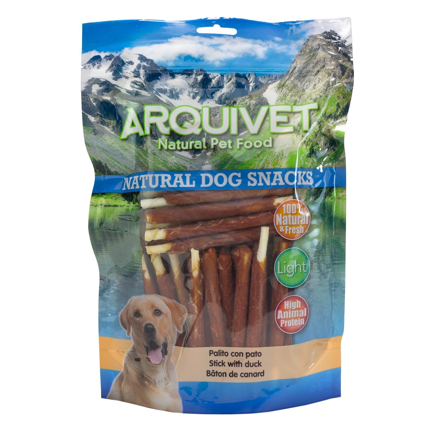 Arquivet- Palito con Pato - Snacks Naturales - 1 Kg - 13cm