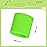 Bememo 12 Pack Wrist Sweat Bands for Women and Men, Sports Wristbands, Tennis Sweatbands, Moisture Wicking Neon Colored Wristband for Working Out, Football, Basketball(2.36 Inch,Bright Green)