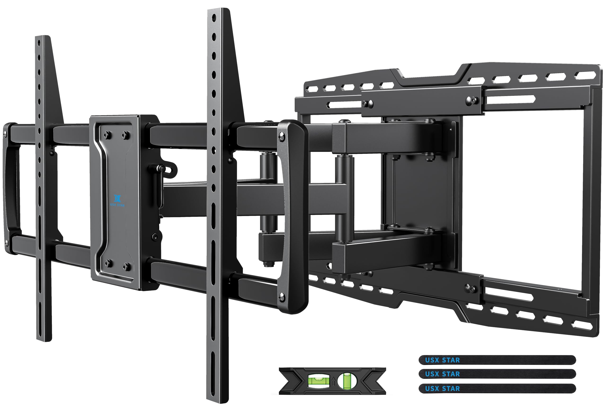 USX STAR Full Motion TV Wall Mount Sliding Stud for 70 75 85 86 90 Inch TVs