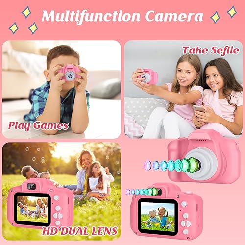 Miniatura 6 de Cámara para niños y niñas, cámara digital SINEAU para niños, regalo de juguete, cámara para niños pequeños, regalos de cumpleaños de Navidad para