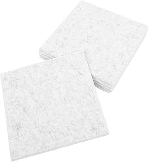 6pcs 30x30cm Grey Felt Bulletin Boards 9mm Thick Sound Insulation Pin Boards for Photo Display and Office Wall Organization