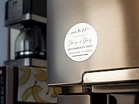 Vista 2 de Imanes personalizados para guardar la fecha Personaliza la imagen y el texto 4 x 4 pulgadas Fácil de personalizar Múltiples cantidades