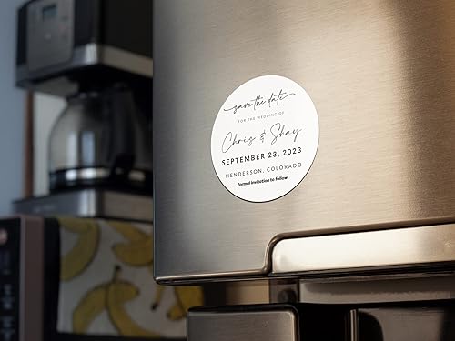 Miniatura 2 de Imanes personalizados para guardar la fecha  Personaliza la imagen y el texto  4 x 4 pulgadas  Fácil de personalizar  Múltiples cantidades  Hermoso