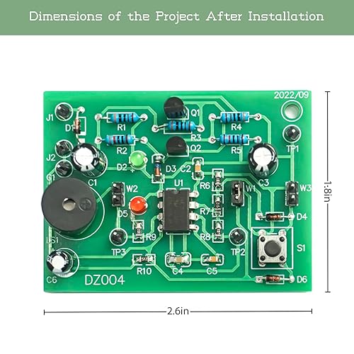 Miniatura 2 de EI Electrónico Musical Color Luz Timbre Jóvenes Soldadura Proyecto Práctica Kits Electrónicos para Soldadura Práctica a la Escuela Educación Kit de