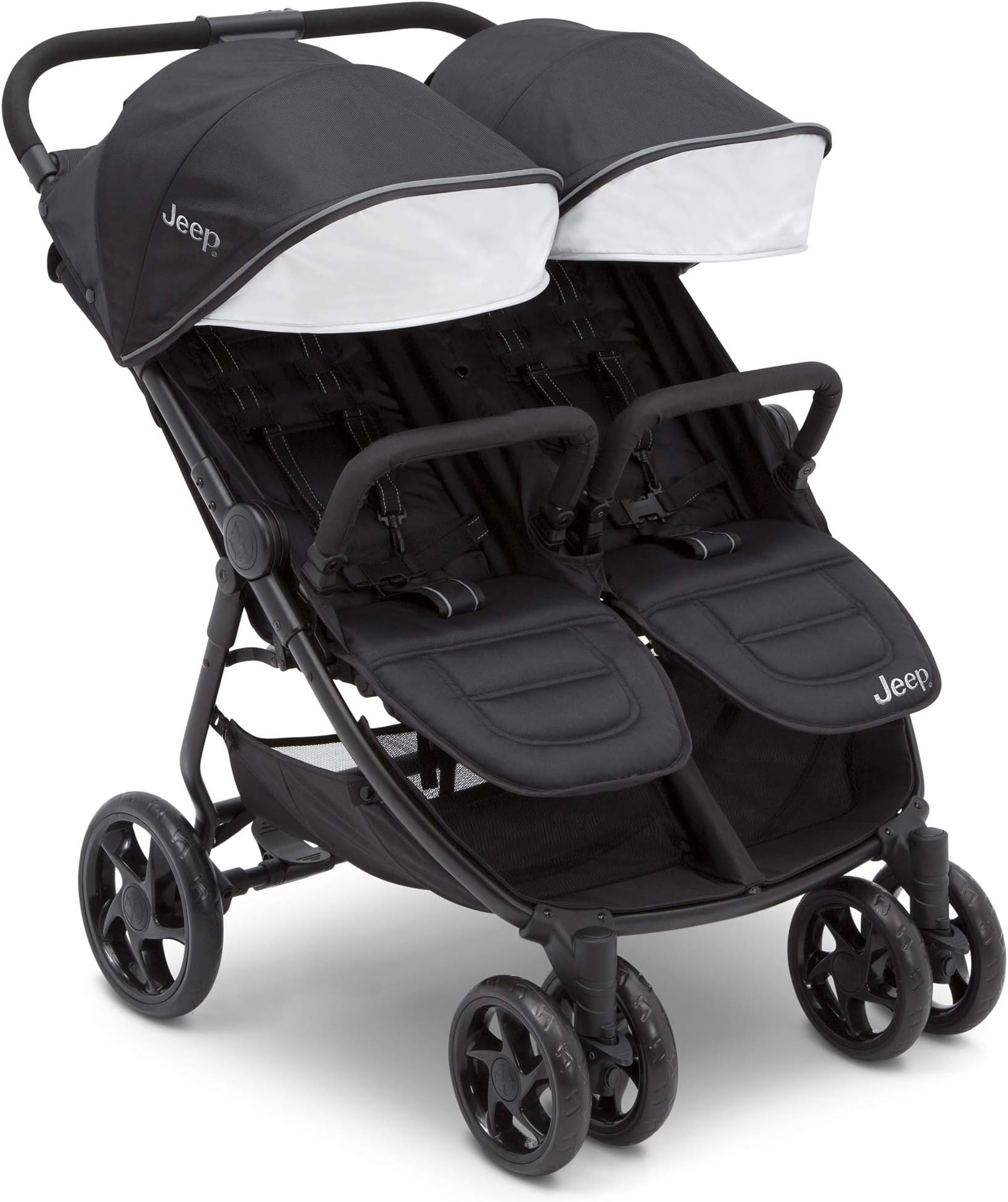 Jeep Destination Ultralight Side x Side Double Stroller, Midnight