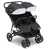 Jeep Destination Ultralight Side x Side Double Stroller, Midnight