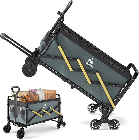 Stairs Climbing Cart with Triangular Wheels