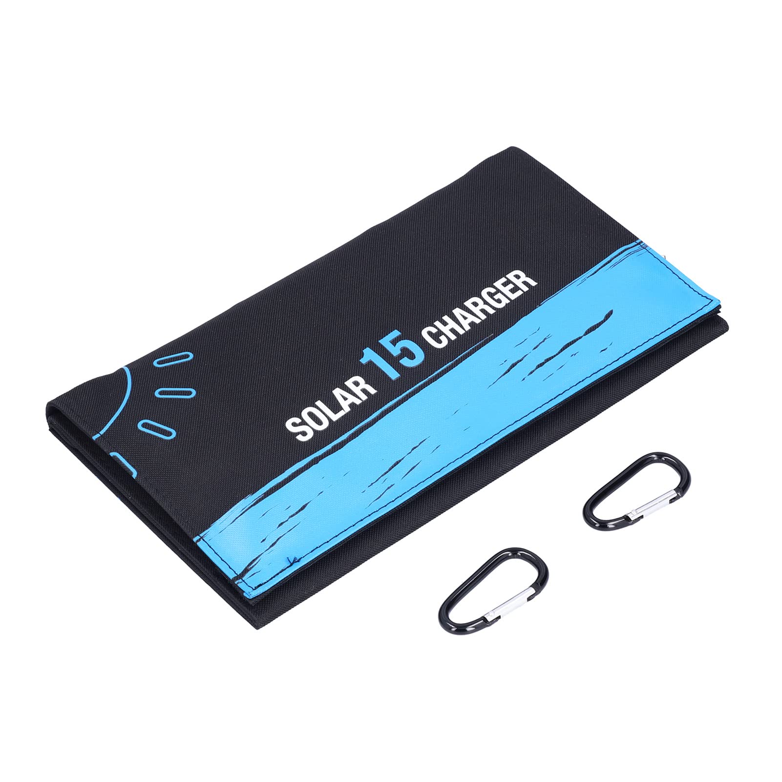 Fafeicy Borsa con Pannello Solare Power Bank Portatile 15W,