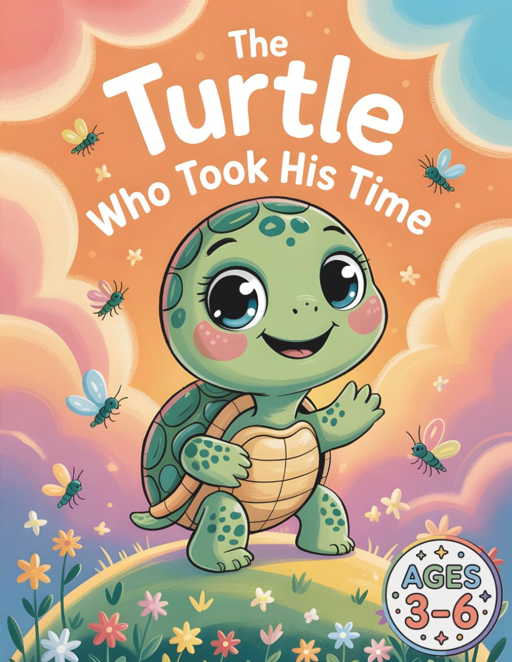 The Turtle Who Took His Time: A Calming Coloring Adventure About Patience and Confidence for Kids Ages 3–6