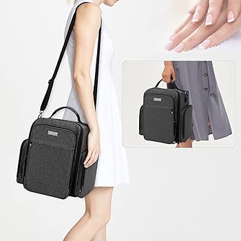 BAFASO ネイル収納ケース　ショルダー　持ち運び　出張 Amazon.co.jp: BAFASO マニキュア収納ケース 48ボトル(15ml)と