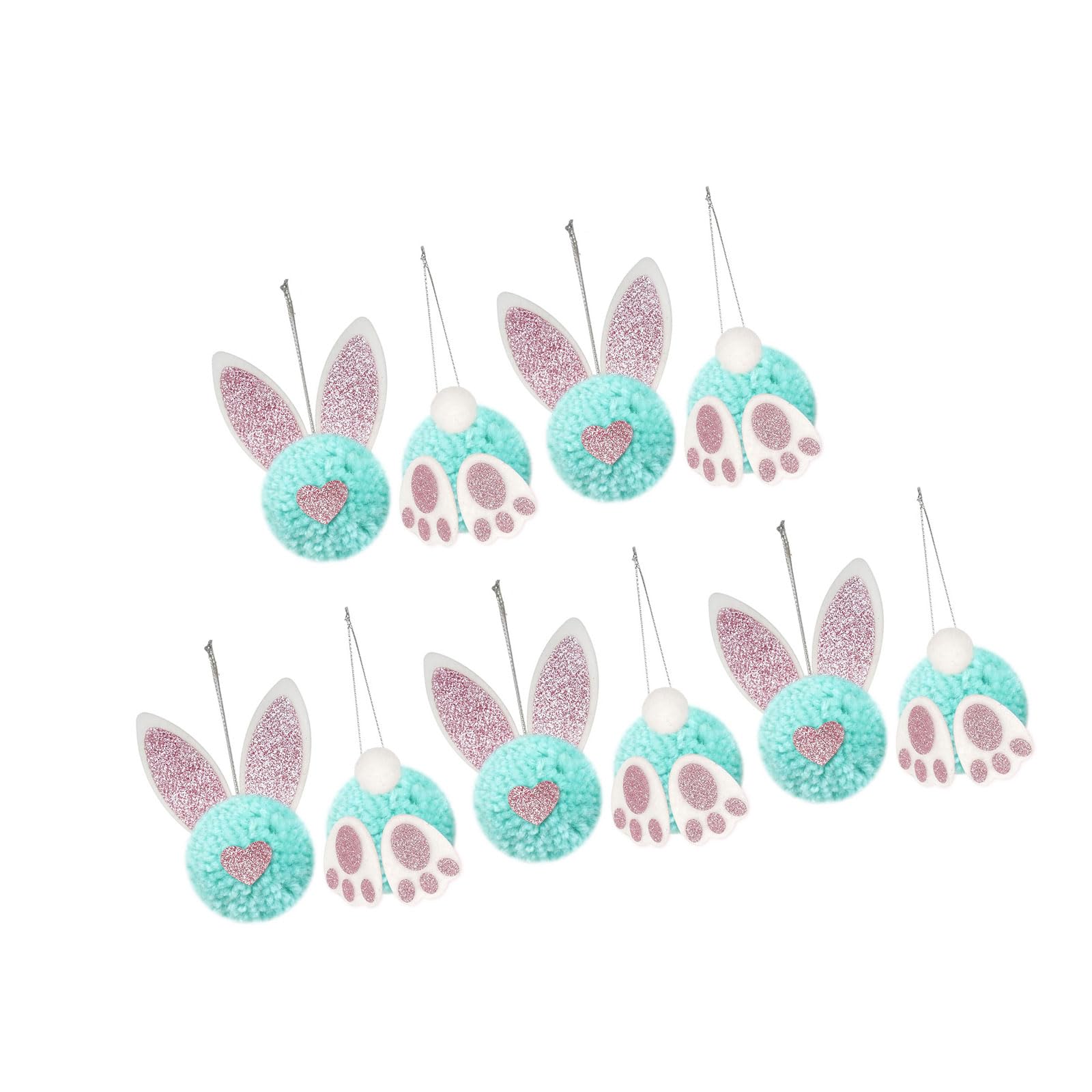 Uitndvyte Decorative Rabbits Butt Ears Hanging Accessories Easter Decoration Spring Party Supplies Seasonal Home Accessory Easter Hanging Decoration