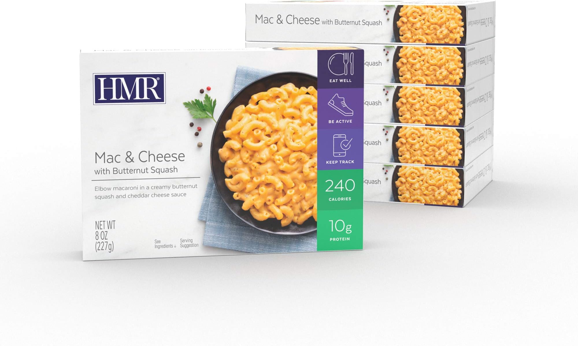 HMR Mac & Cheese with Butternut Squash Entree, 8 oz. Servings, 6 Meals