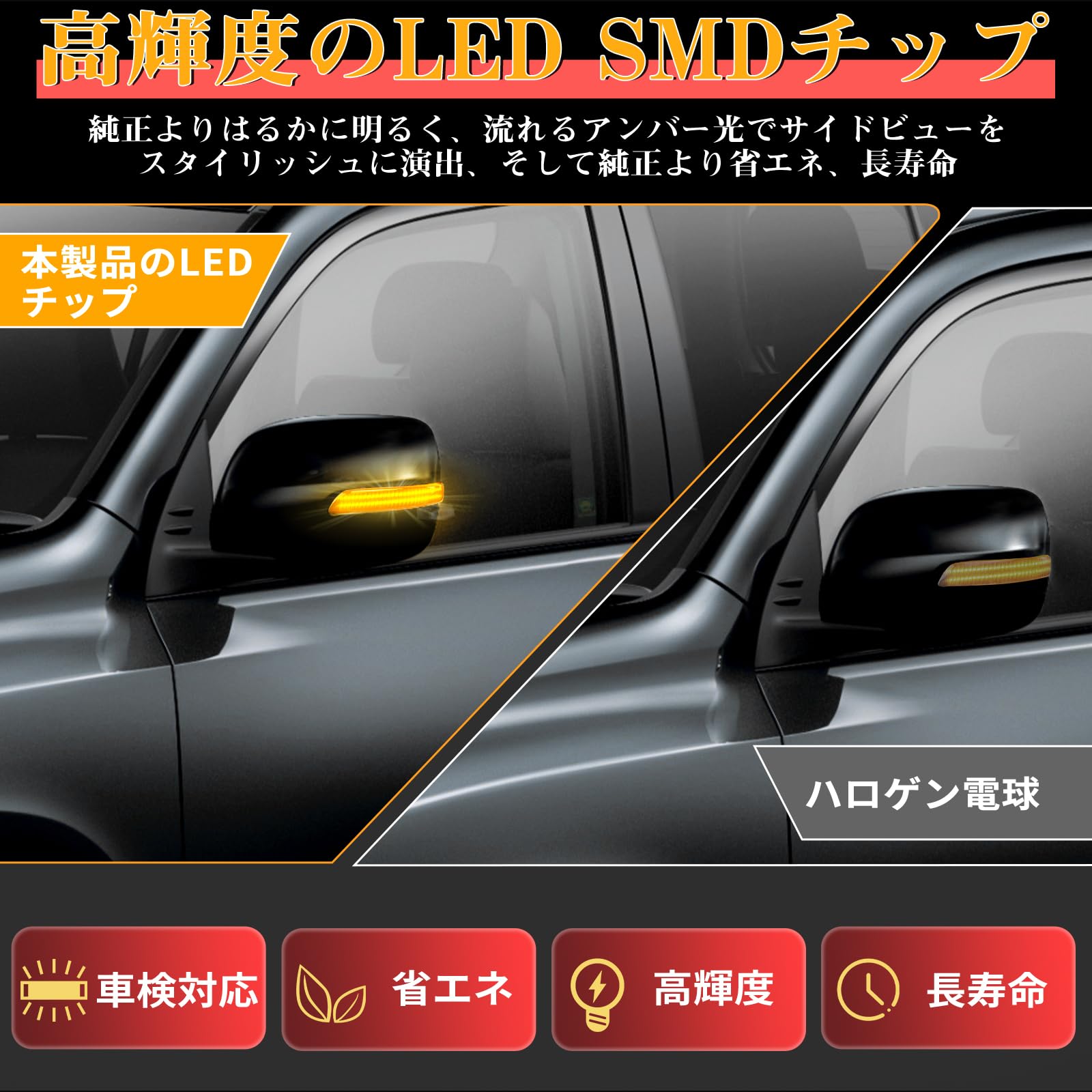 ランドクルーザー 後期 ZX 車検対応 電球色☆車検対応☆ 車 LED ☆電球