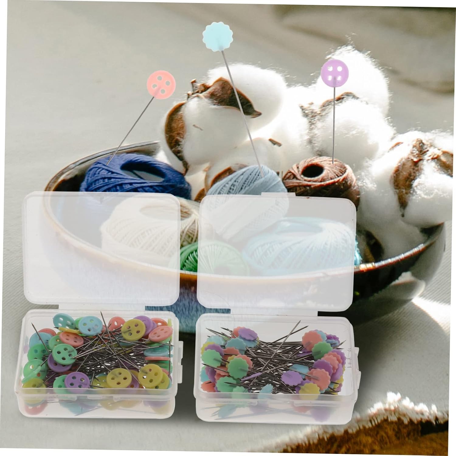 200pcs Pins for Shirts Flat Head Clothes Pins Buckle for Quilting Practical Dressing Sewing Clips for Women