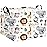 HIYAGON Rectangular Woodland Animal Basket Baby Storage Basket Storage Bin Organizer Box Animal Room Decor(Animal Basket)