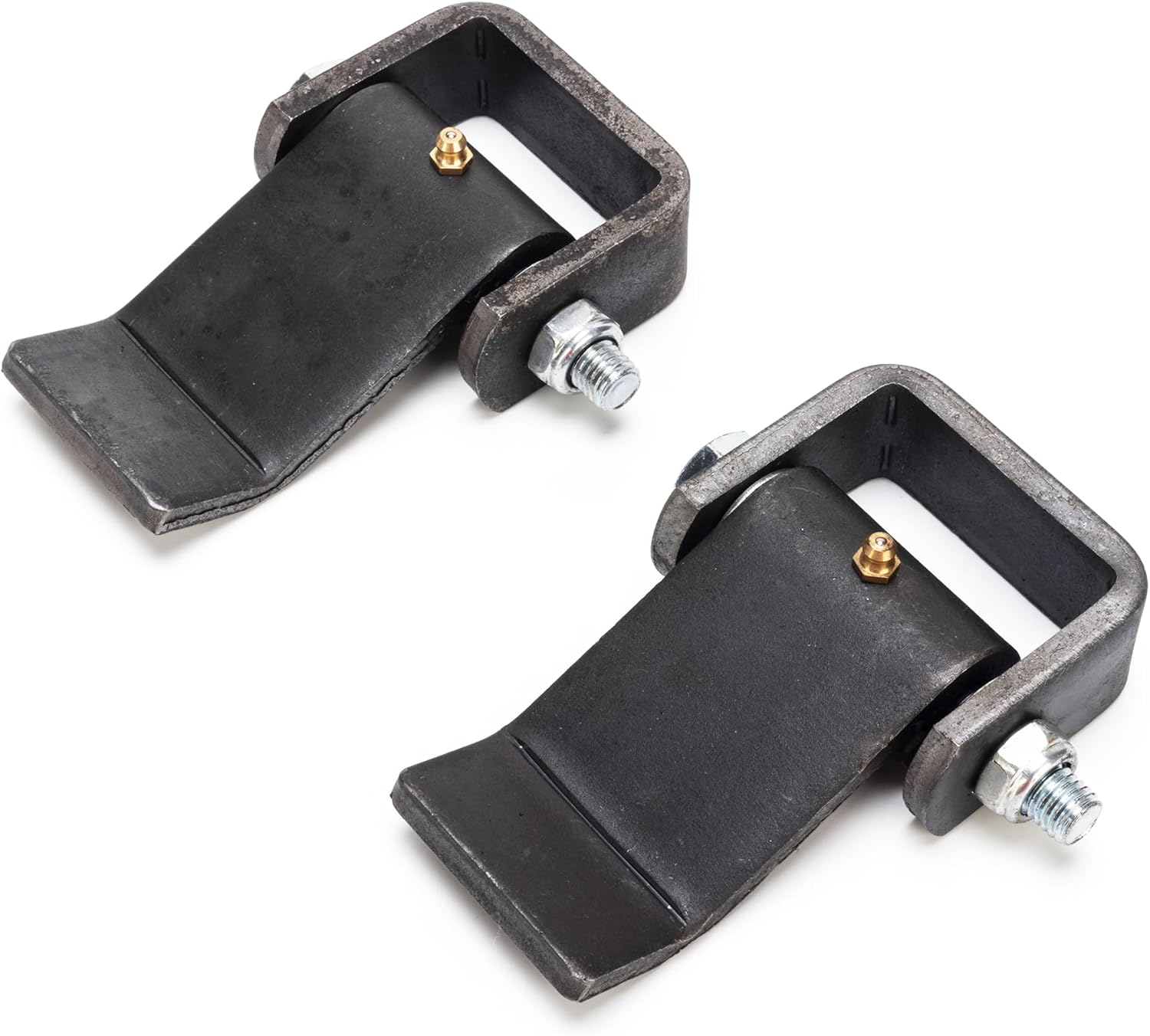 Dump Trailer Hinges with Zerk Grease Fitting, Trailer Hinges Weld on, Heavy Duty, Used for Trucks, Dump Trailers, BBQ Smokers, Raw Finish, 8 Pack