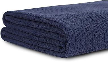 طقم لحاف كوفرتة اوركيد - أزرق غامق - 225 × 255 سم - 2 كجم، قطن، من ريلاكس هوم لينينز