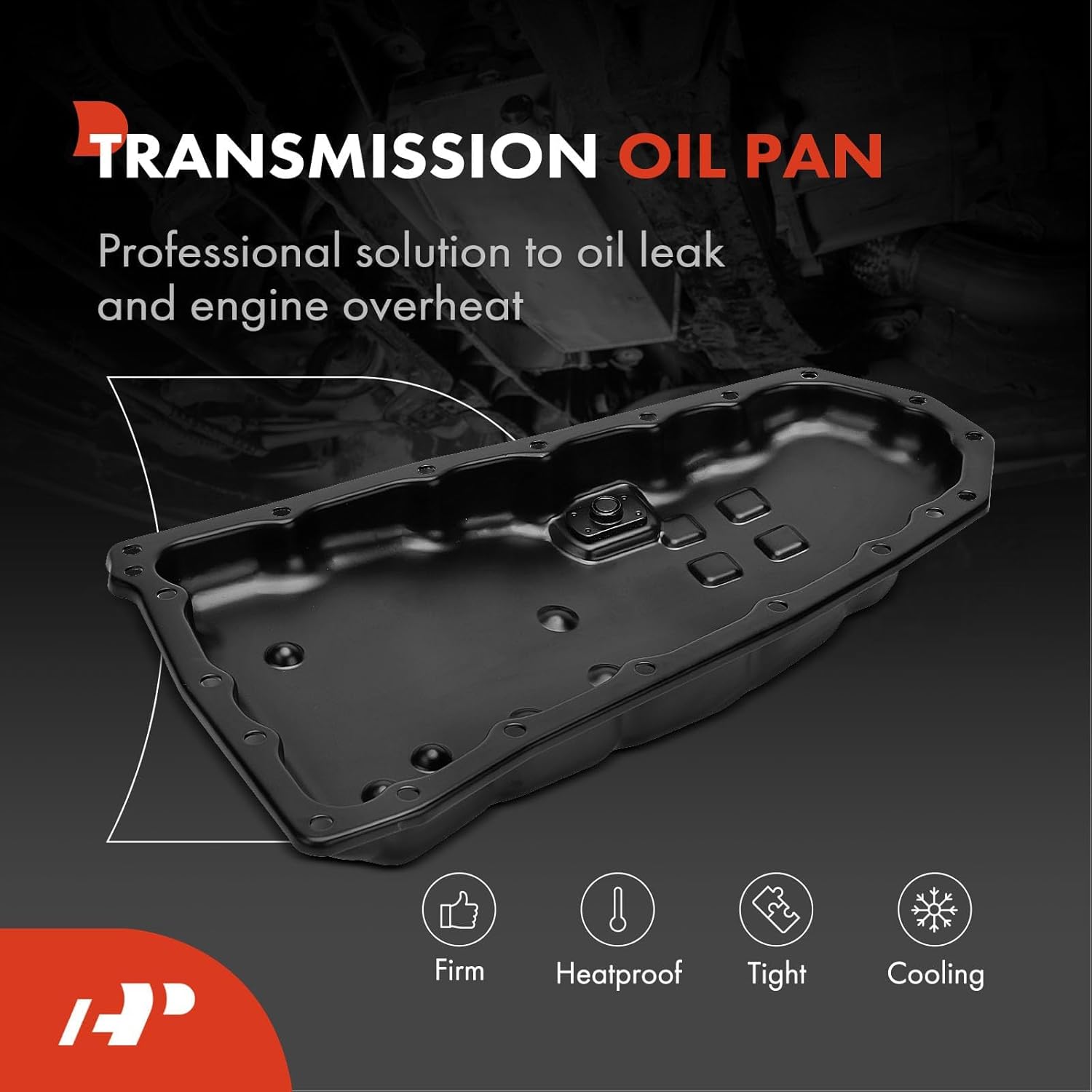 A-Premium Transmission Oil Pan with Drain Plug Compatible with Nissan Altima 2013-2015, Rogue 2014-2021, Juke 2015-2017, Rogue Sport 2017, 1.6L 2.0L 2.5L, Replaces 31390X480C