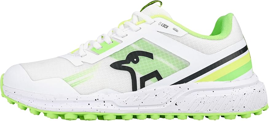 Kookaburra KC 2.0 Rubber Sole Cricket Shoe - Yellow/Green