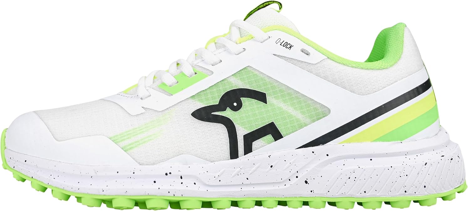 Kookaburra KC 2.0 Rubber Sole Cricket Shoe - Yellow/Green