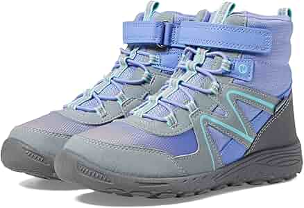 Amazon.com | Merrell Polar Trekker Snow Boot, Grey/Purple/Turq, 1