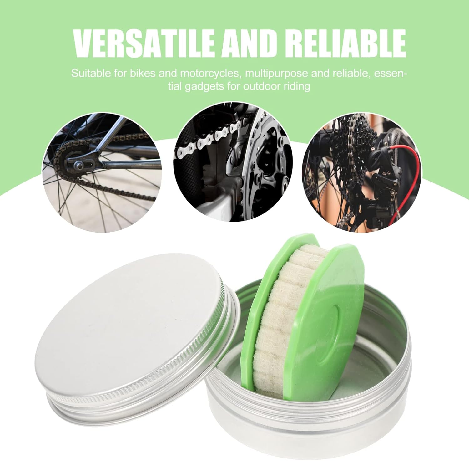 BESPORTBLE Cycle Oiling Roller Bike Chain Applicator Bike Lubricant Tool for Road