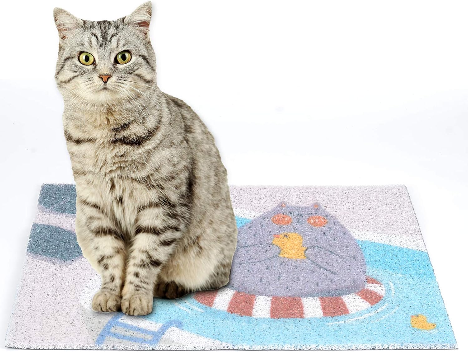 Cat Litter Mat,Cute Cartoon Pattern Small Cat litter Mats