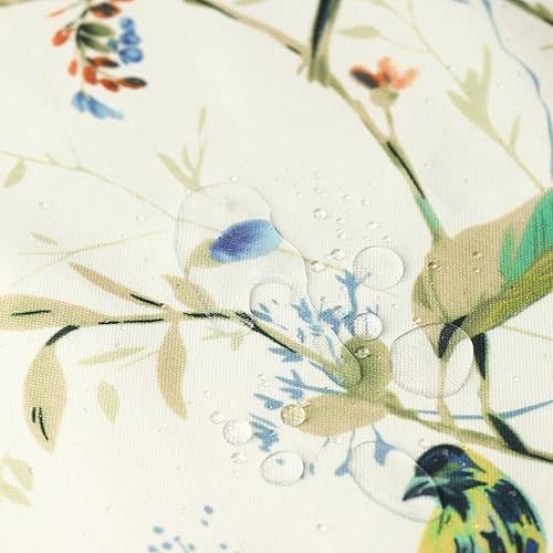 Miniatura 4 de VOGOL Juego de 4 manteles individuales de tela azul y blanco, decorativos, resistentes a las manchas, lavables, para mesa de comedor, 13 x 19