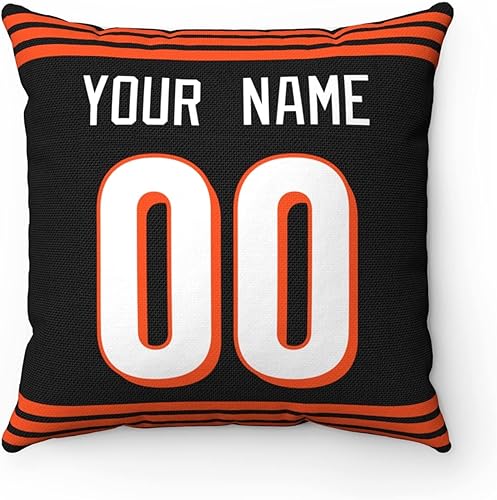 Miniatura 5 de ANTKING 2 paquetes de almohadas personalizadas con cualquier nombre y número para hombres, mujeres y niños Para Cincinnati