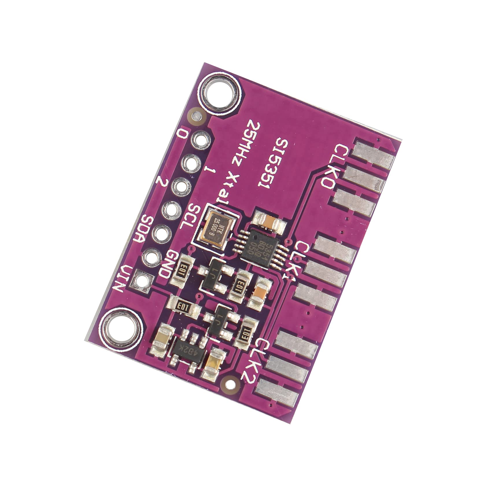 2 Pezzi CJMCU-5351 Si5351A Si5351 I2C 25MHZ Controller Clock Generator Breakout Board da 8KHz a 160MHz 3-5VDC Compatibile con Arduino