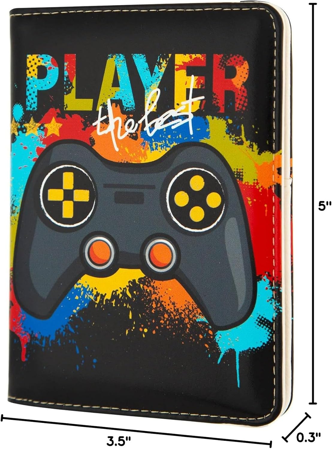 Passport Holder,Cute Passport Cover for Women Men,Travel Document Organizer Holder Boy Girl Wallet personalized Leather Rfid Passport Wallet (Game) - Image 9